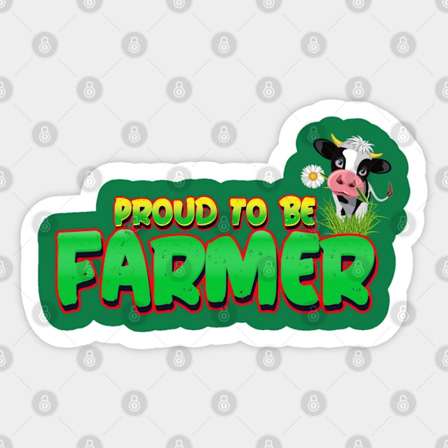 Proud Farmer Sticker by Tee beauty